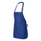 Q-Tees Full-Length Kitchen Apron with Front Pocket, Multiuse Bib Apron